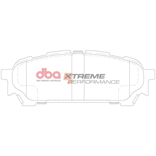 DBA DB1672XP Xtreme Performance Brake Pad Set Rear