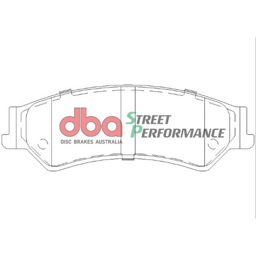 DBA DB1675SP Street Performance Brake Pad Set Rear