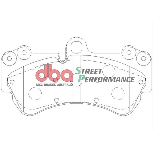 DBA DB1676SP Street Performance Brake Pad Set Front