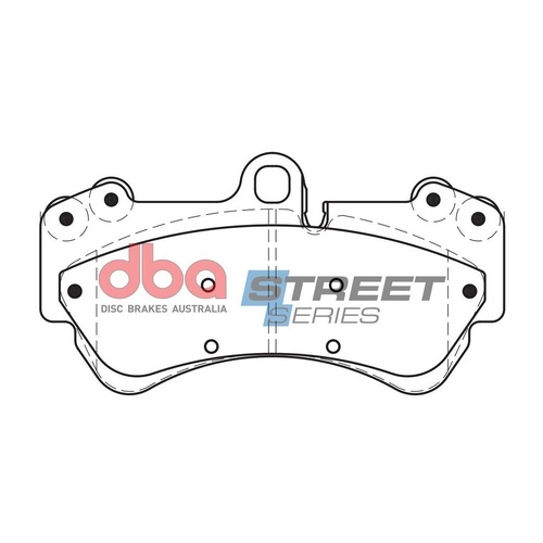 DBA DB1676SS Street Series Brake Pad Set Front