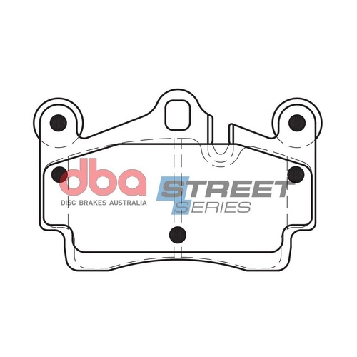 DBA DB1677SS Street Series Brake Pad Set Rear