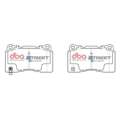 DBA DB1678SS Street Series Brake Pad Set Rear