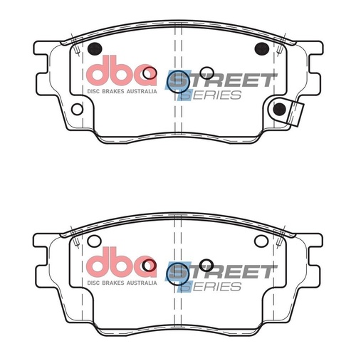 DBA DB1682SS Street Series Brake Pad Set Front