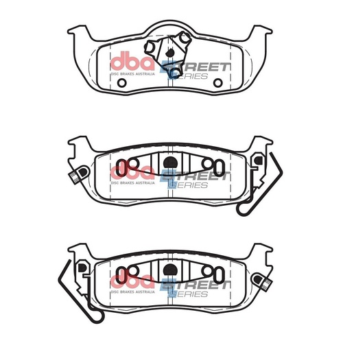 DBA DB1685SS Street Series Brake Pad Set Rear