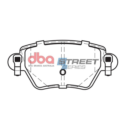 DBA DB1697SS Street Series Brake Pad Set Rear