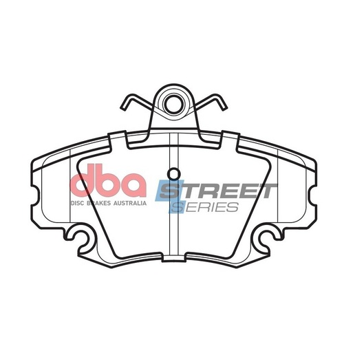 DBA DB1711SS Street Series Brake Pad Set Front