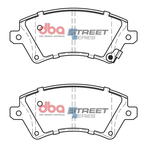 DBA DB1714SS Street Series Brake Pad Set Front