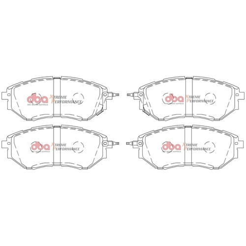 DBA DB1722XP Xtreme Performance Brake Pad Set Front