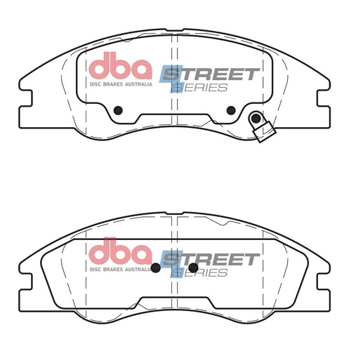 DBA DB1727SS Street Series Brake Pad Set Front