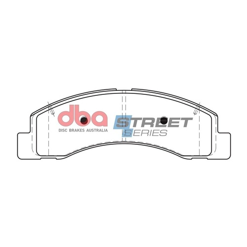 DBA DB1731SS Street Series Brake Pad Set Front