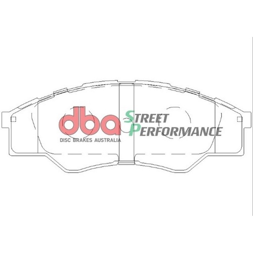 DBA DB1741SP Street Performance Brake Pad Set Front
