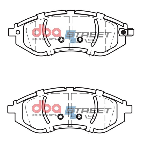 DBA DB1748SS Street Series Brake Pad Set Front