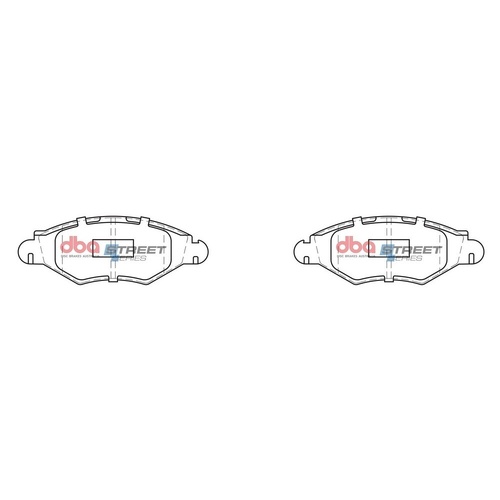DBA DB1757SS Street Series Brake Pad Set Front