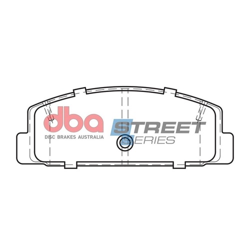 DBA DB1760SS Street Series Brake Pad Set Rear