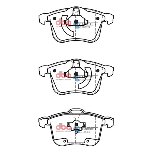 DBA DB1762SS Street Series Brake Pad Set Front