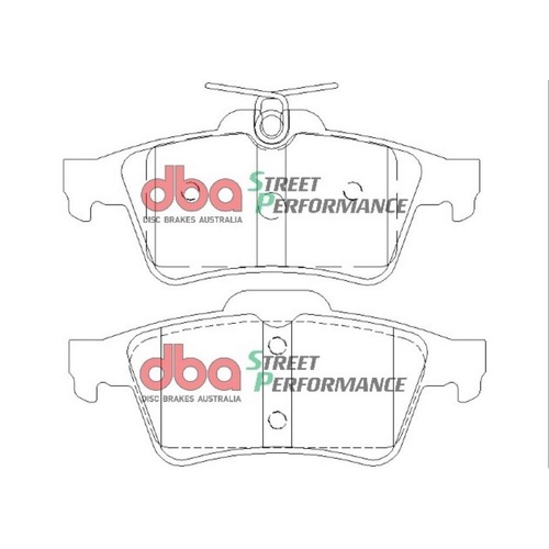 DBA DB1763SP Street Performance Brake Pad Set Rear