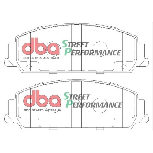 DBA DB1765SP Street Performance Brake Pad Set Front