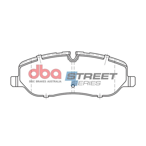 DBA DB1780SS Street Series Brake Pad Set Front