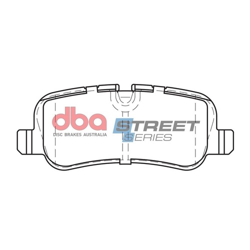 DBA DB1781SS Street Series Brake Pad Set Rear