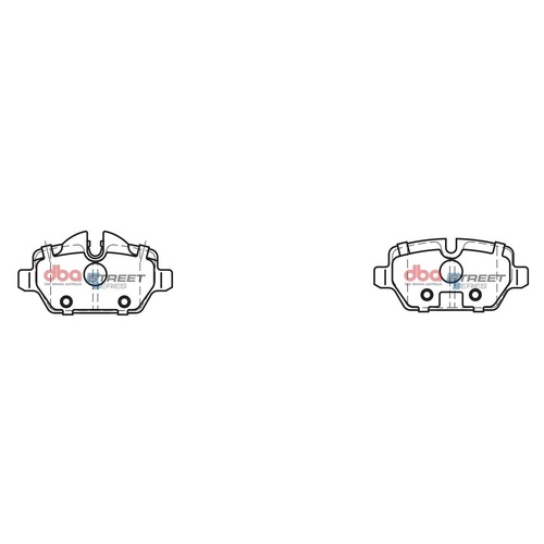 DBA DB1783SS Street Series Brake Pad Set Rear