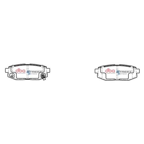 DBA DB1789SS Street Series Brake Pad Set Rear