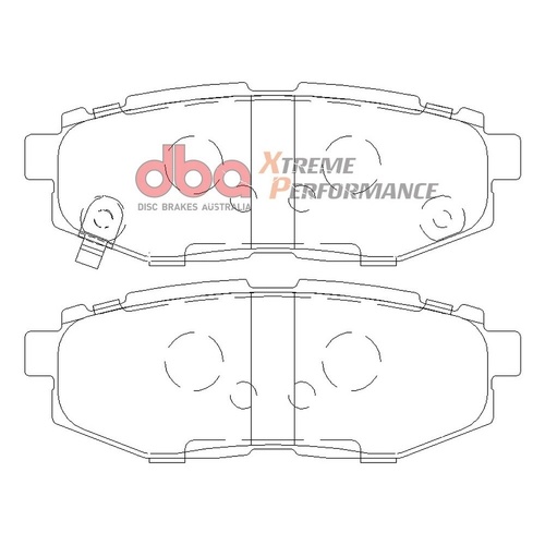 DBA DB1789XP Xtreme Performance Brake Pad Set Rear