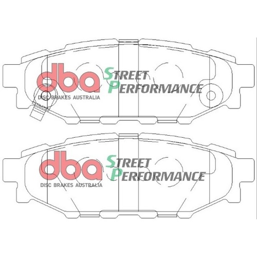 DBA DB1803SP Street Performance Brake Pad Set Rear