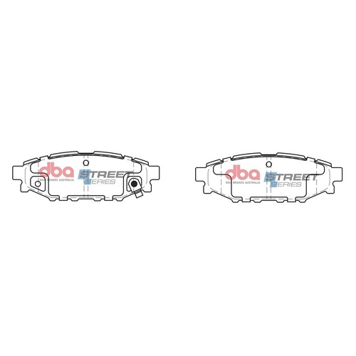 DBA DB1803SS Street Series Brake Pad Set Rear