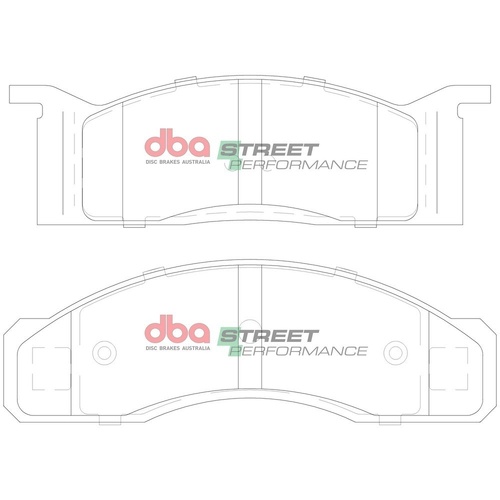 DBA DB1807SP Street Performance Brake Pad Set Front