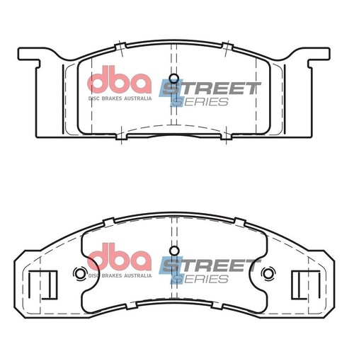 DBA DB1807SS Street Series Brake Pad Set Front