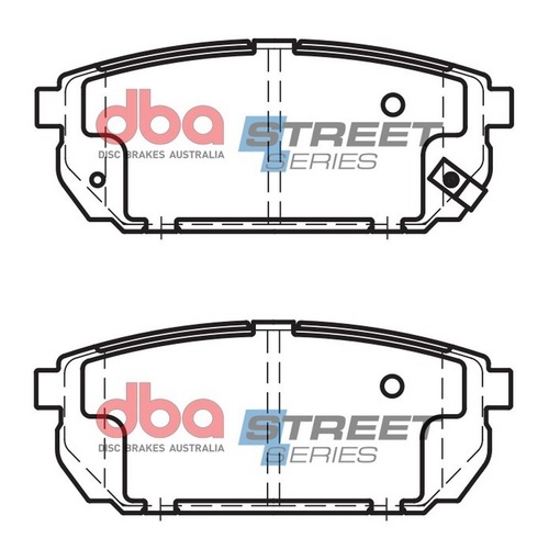 DBA DB1816SS Street Series Brake Pad Set Rear