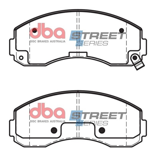 DBA DB1817SS Street Series Brake Pad Set Front