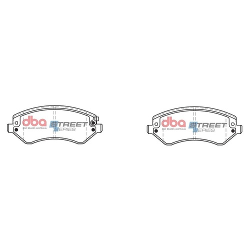 DBA DB1828SS Street Series Brake Pad Set Front