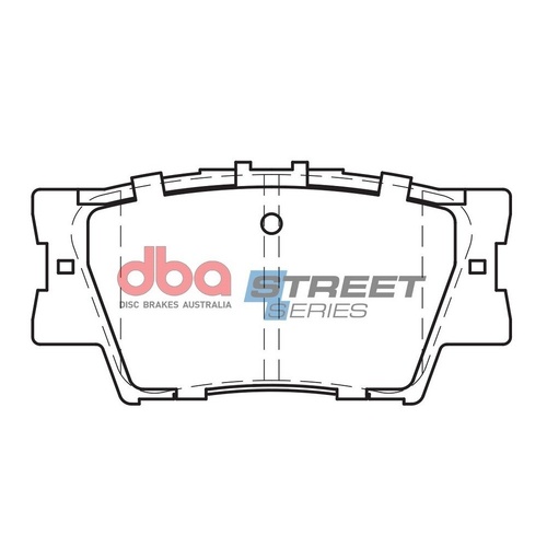 DBA DB1832SS Street Series Brake Pad Set Rear