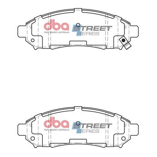 DBA DB1835SS Street Series Brake Pad Set Front