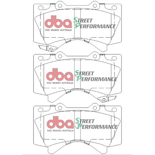 DBA DB1838SP Street Performance Brake Pad Set Front