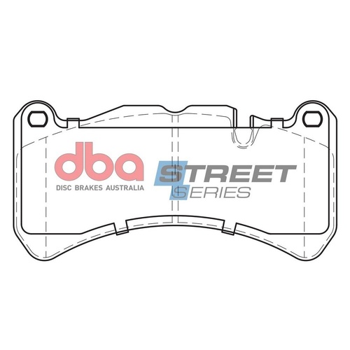 DBA DB1845SS Street Series Brake Pad Set Front