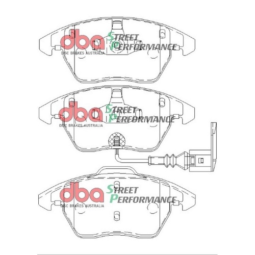 DBA DB1849SP Street Performance Brake Pad Set Front