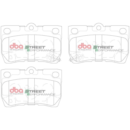 DBA DB1854SP Street Performance Brake Pad Set Rear