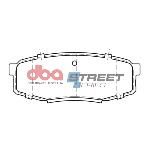 DBA DB1857SS Street Series Brake Pad Set Rear