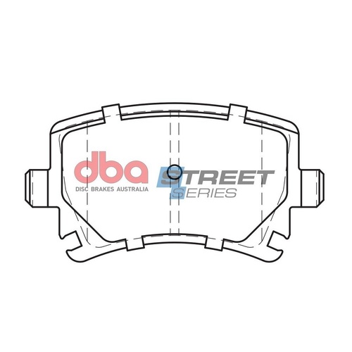 DBA DB1865SS Street Series Brake Pad Set Rear