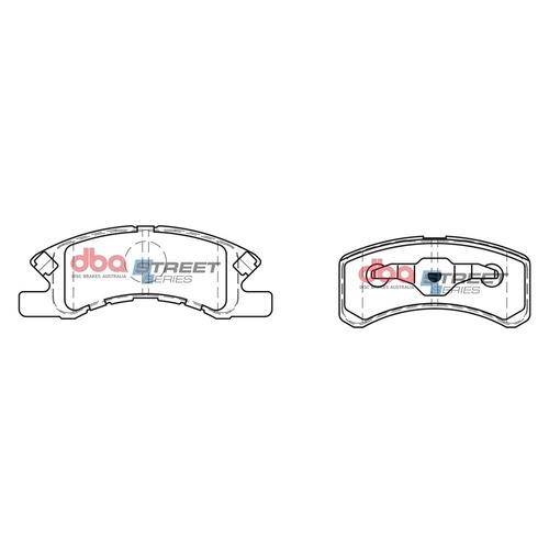 DBA DB1912SS Street Series Brake Pad Set Front
