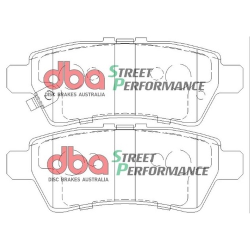 DBA DB1919SP Street Performance Brake Pad Set Rear