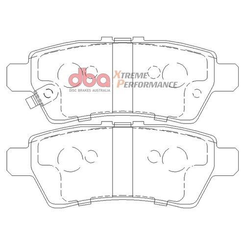DBA DB1919XP Xtreme Performance Brake Pad Set Rear