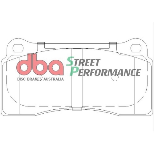 DBA DB1935SP Street Performance Brake Pad Set Front