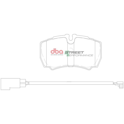 DBA DB1955SP Street Performance Brake Pad Set Rear