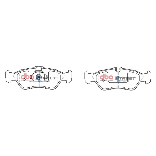 DBA DB1960SS Street Series Brake Pad Set Rear
