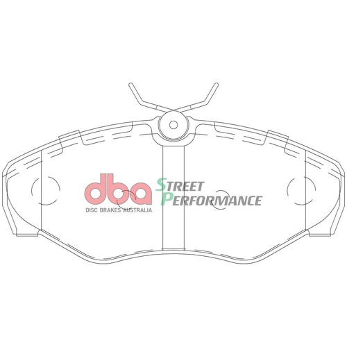 DBA DB1962SP Street Performance Brake Pad Set Front