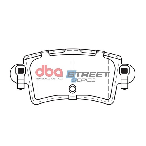 DBA DB1964SS Street Series Brake Pad Set Rear