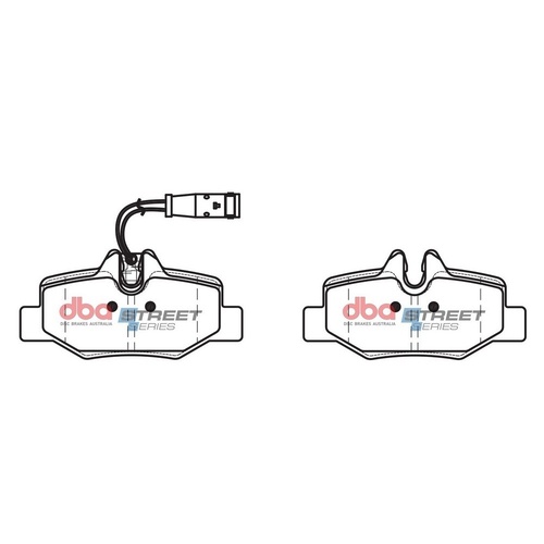 DBA DB1966SS Street Series Brake Pad Set Rear
